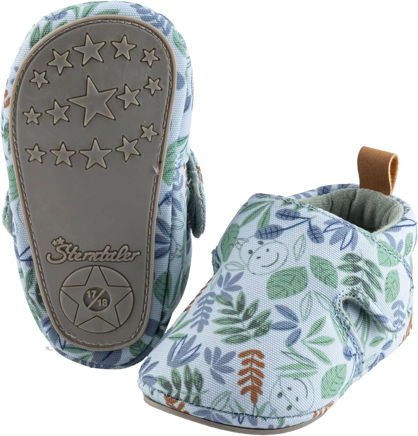 Baby boy Krabbelschuhe Rexidruck Moccasin