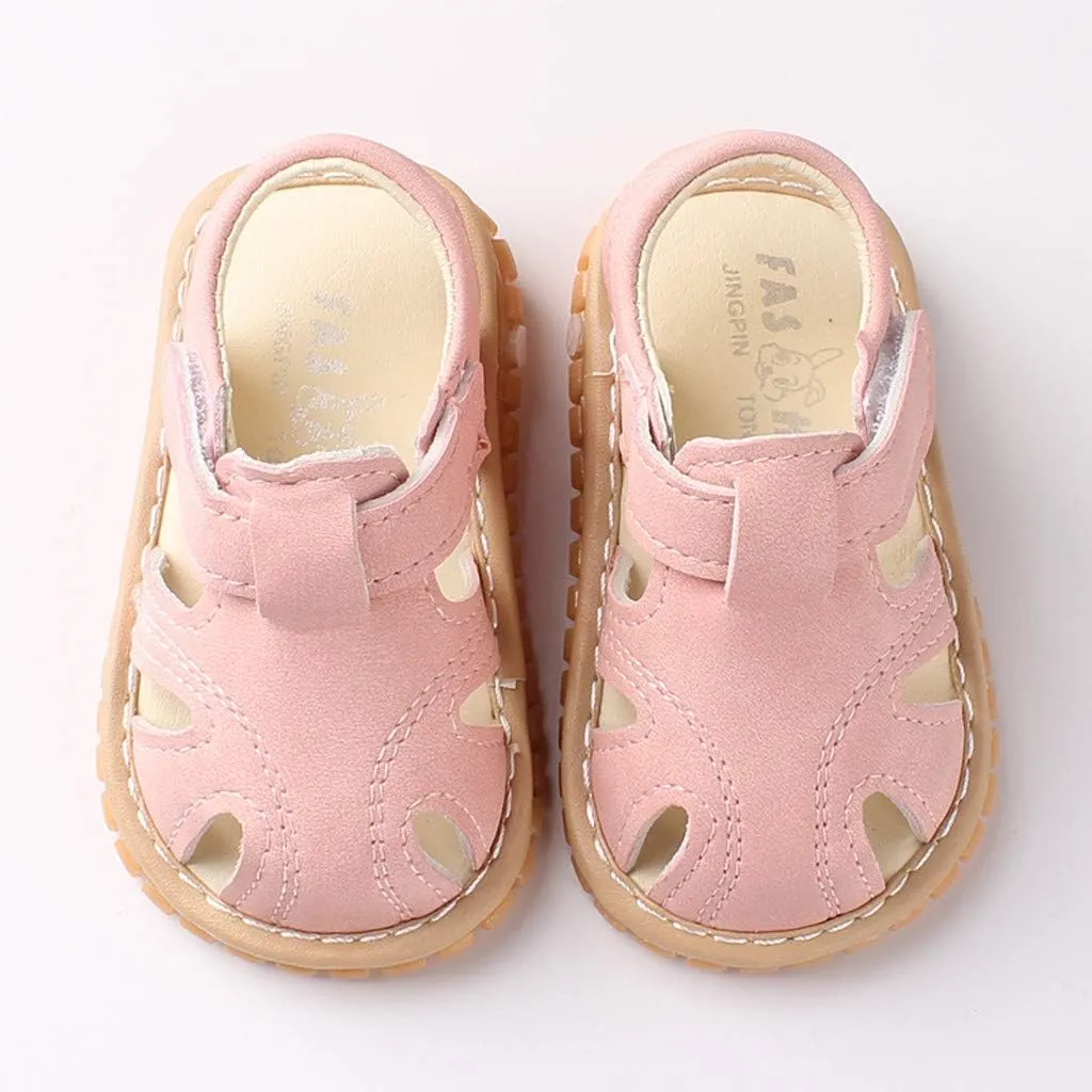 Baby Walking Shoes Shoes Sandals Boys Soft Baby Sole Shoes Girls Roman First Baby Infants First Walking Shoes