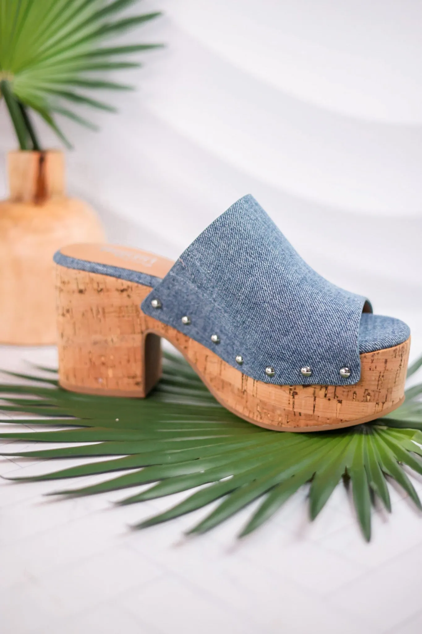 Bada Bing Blue Denim Clogs FINAL SALE