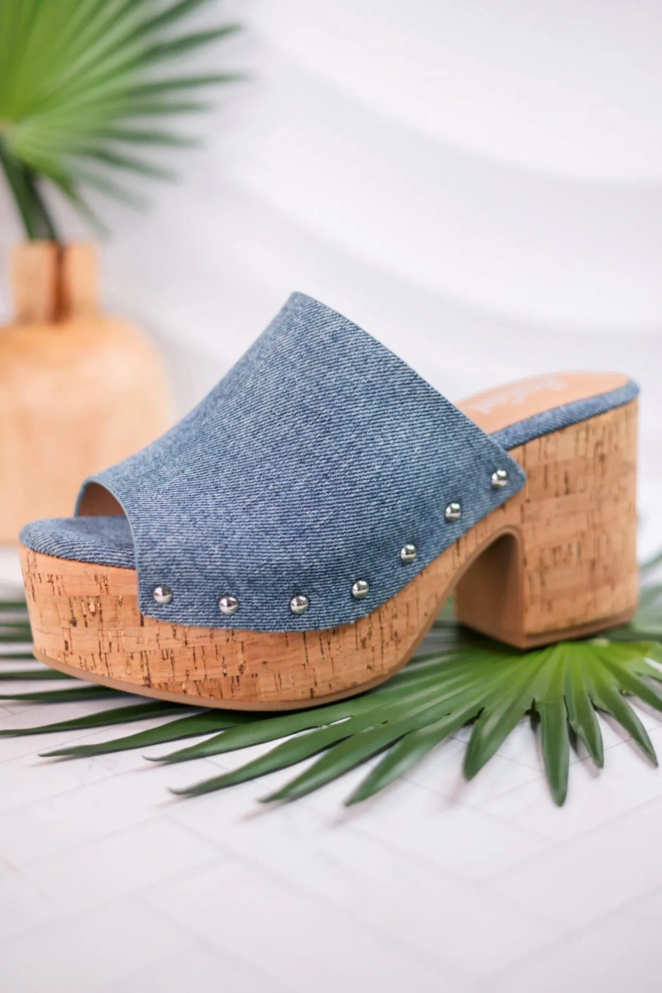 Bada Bing Blue Denim Clogs FINAL SALE