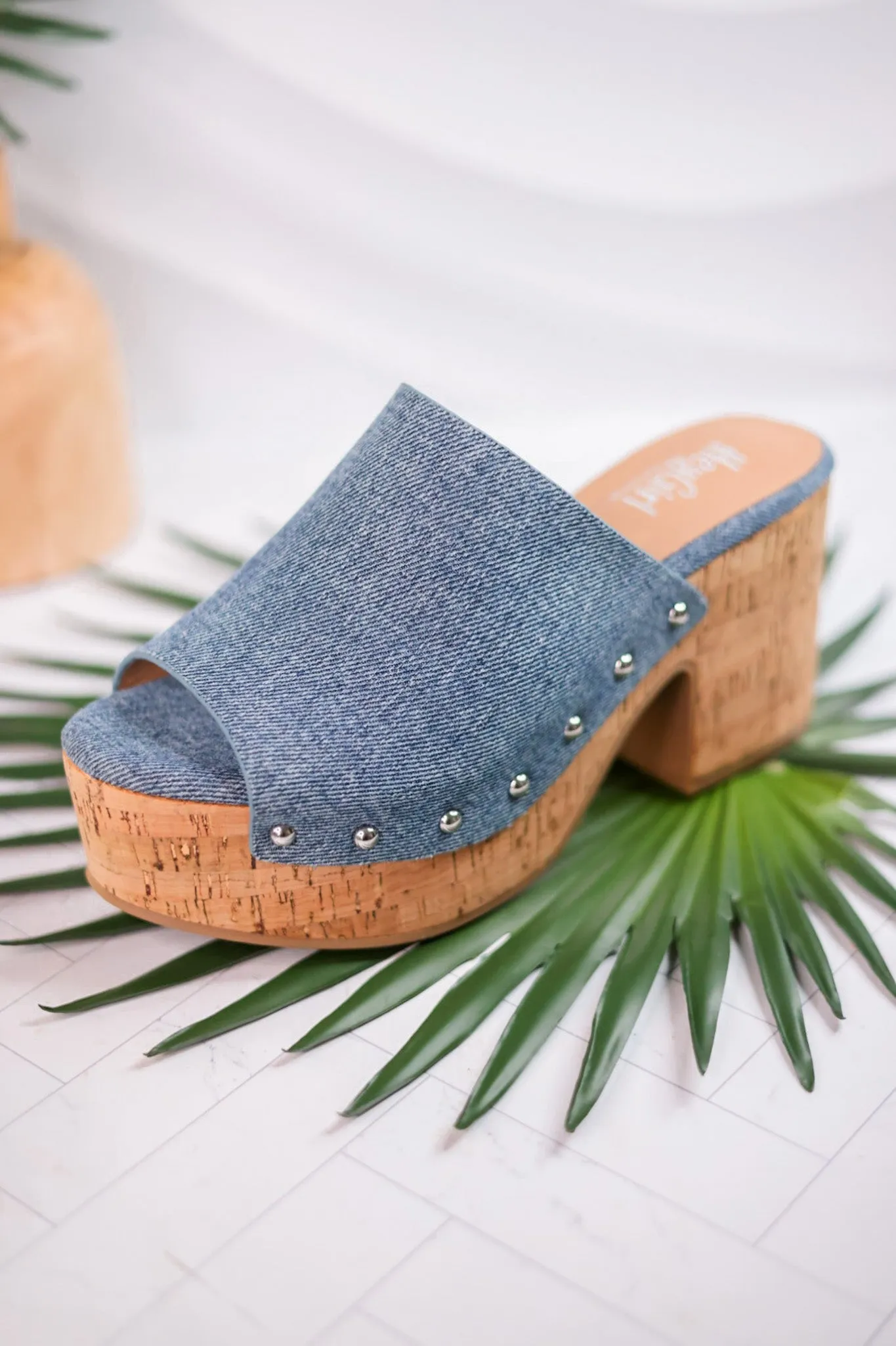 Bada Bing Blue Denim Clogs FINAL SALE