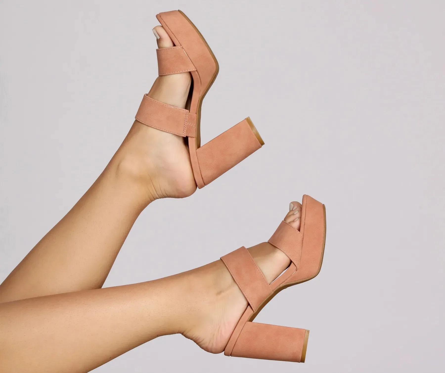 Banded Platform Mules
