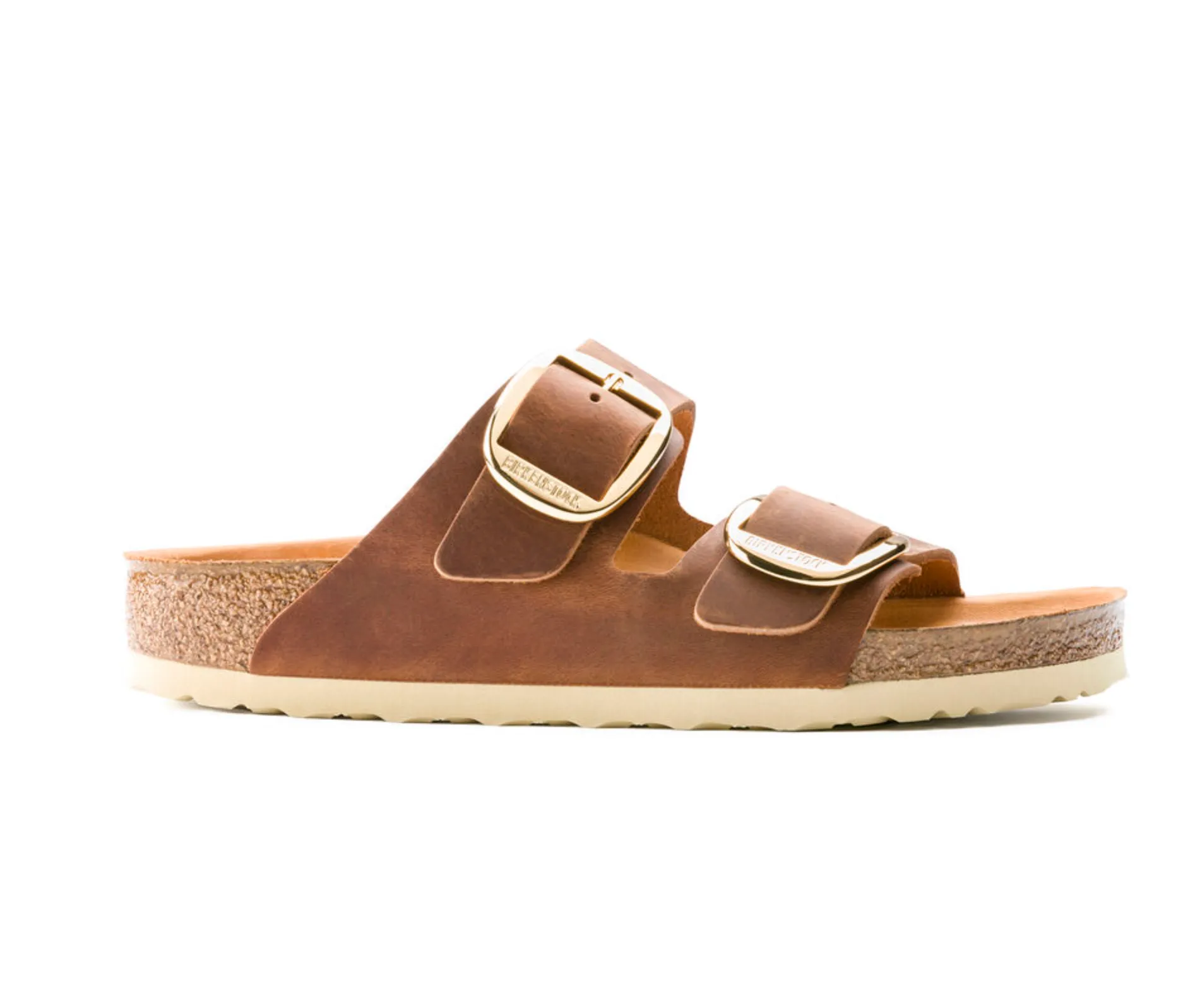 Birkenstocks Arizona Big Buckle - Oiled Leather (Cognac)