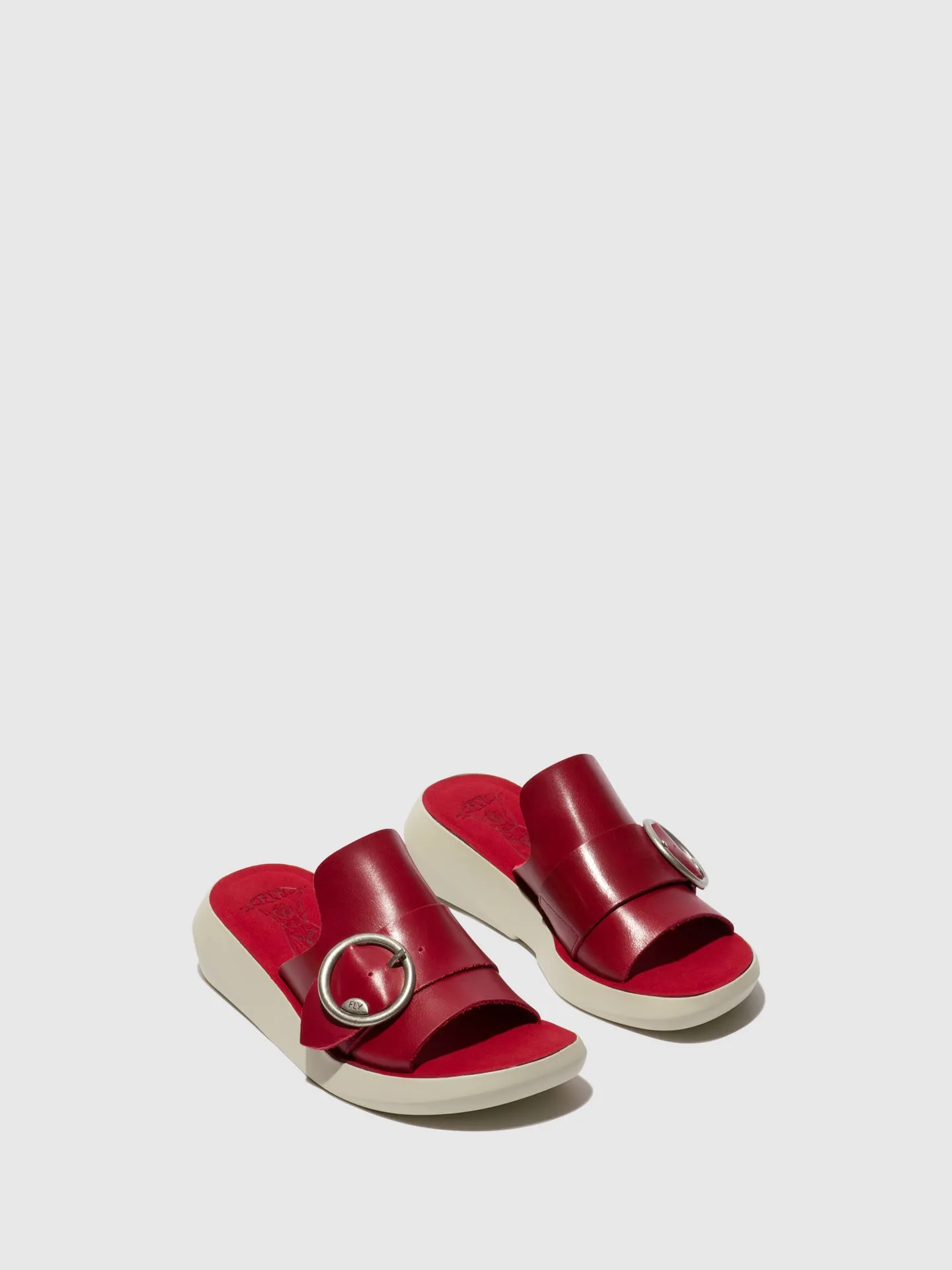 Buckle Mules BEYD925FLY RED