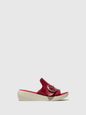 Buckle Mules BEYD925FLY RED