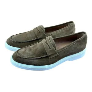 Campanile Collection  311 Tapya  Men's  Shoes loafers suede Withe Tan