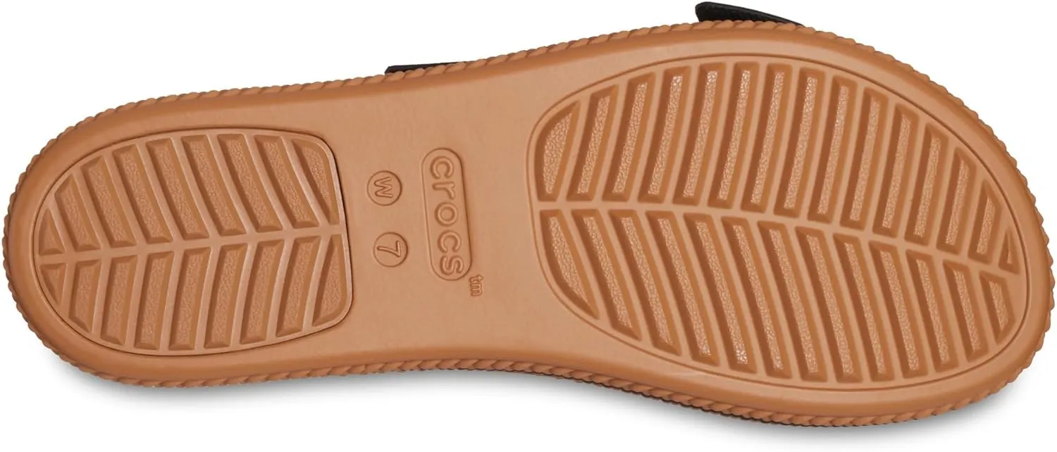 Crocs Womens Brooklyn Buckle Low Wedge
