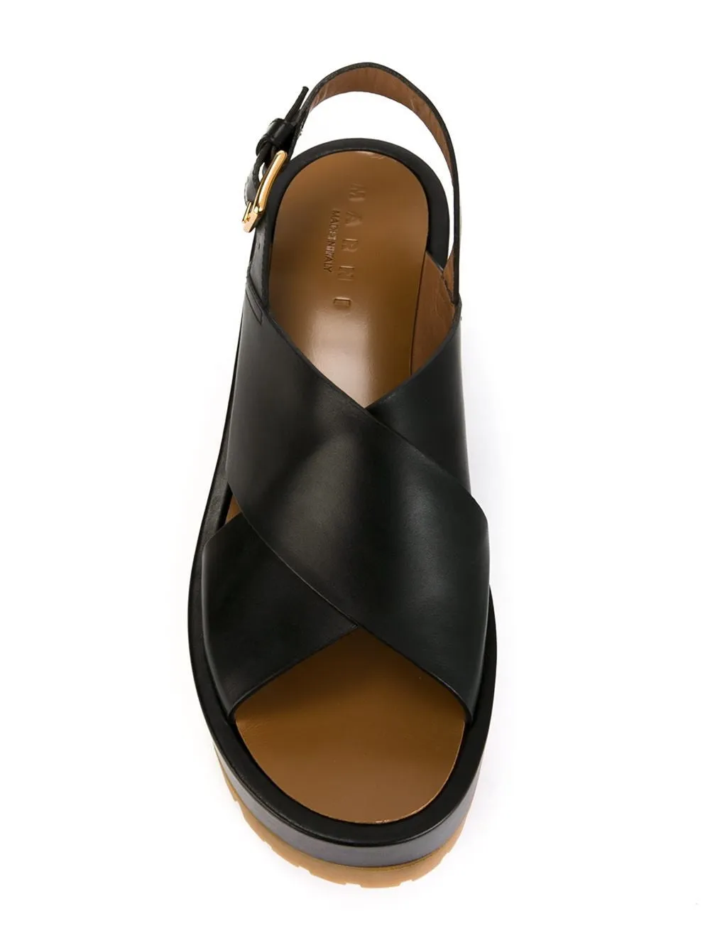 Crossover strap sandals