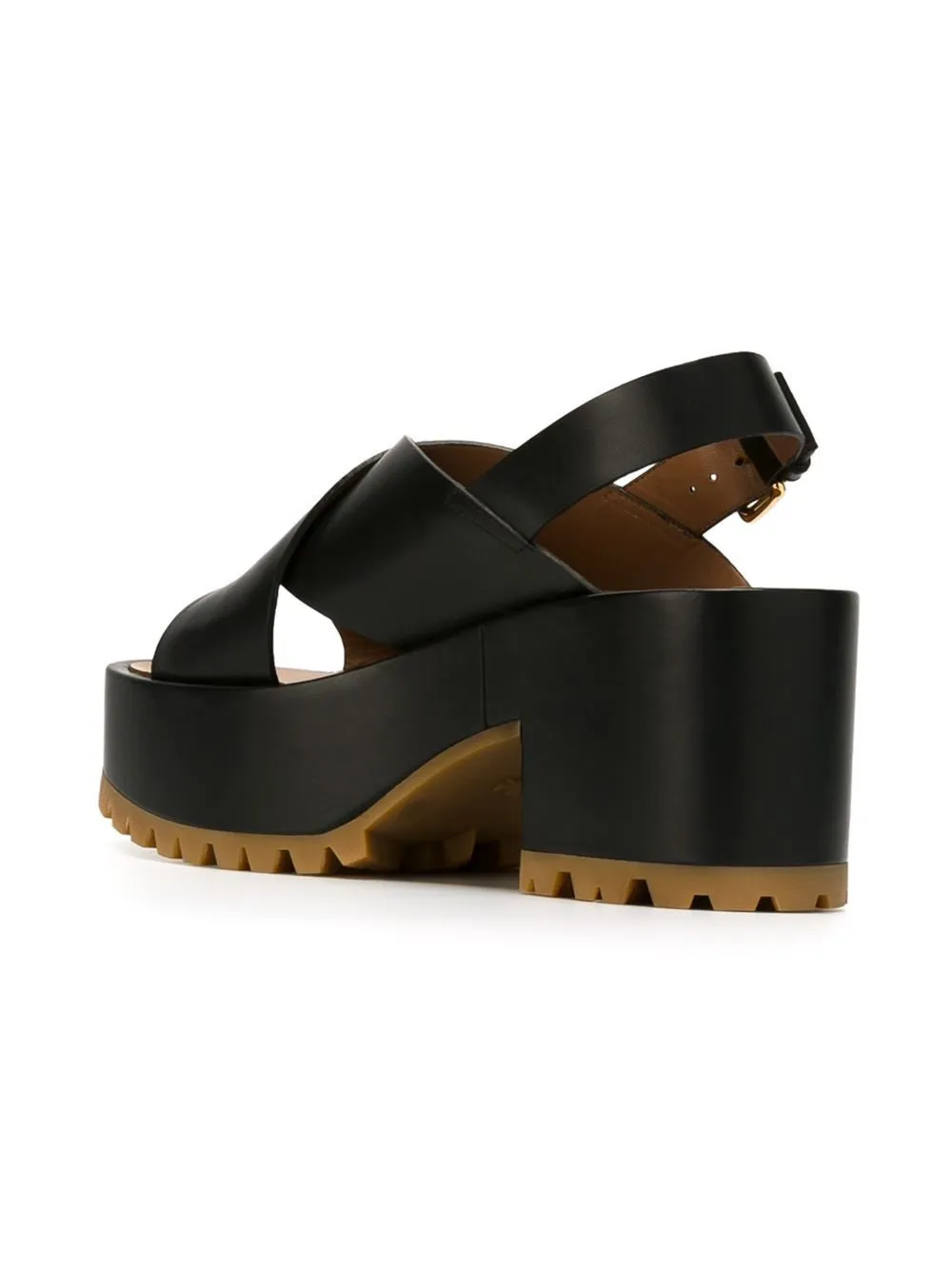 Crossover strap sandals