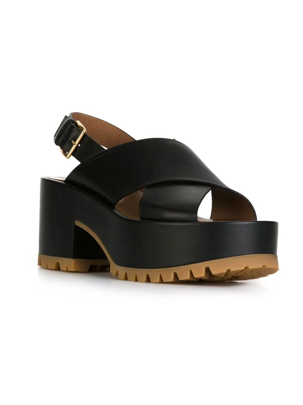 Crossover strap sandals