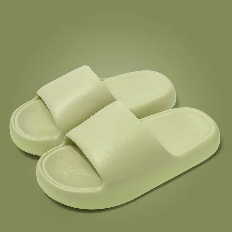 Fashion Summer Concise Couple Non-slip Soft Slides Lithe Cosy Sandals Men Women Casual Slippers Ladies' Home Shoes Flip Flops