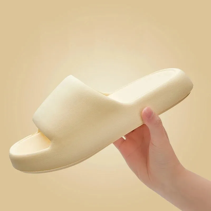 Fashion Summer Concise Couple Non-slip Soft Slides Lithe Cosy Sandals Men Women Casual Slippers Ladies' Home Shoes Flip Flops