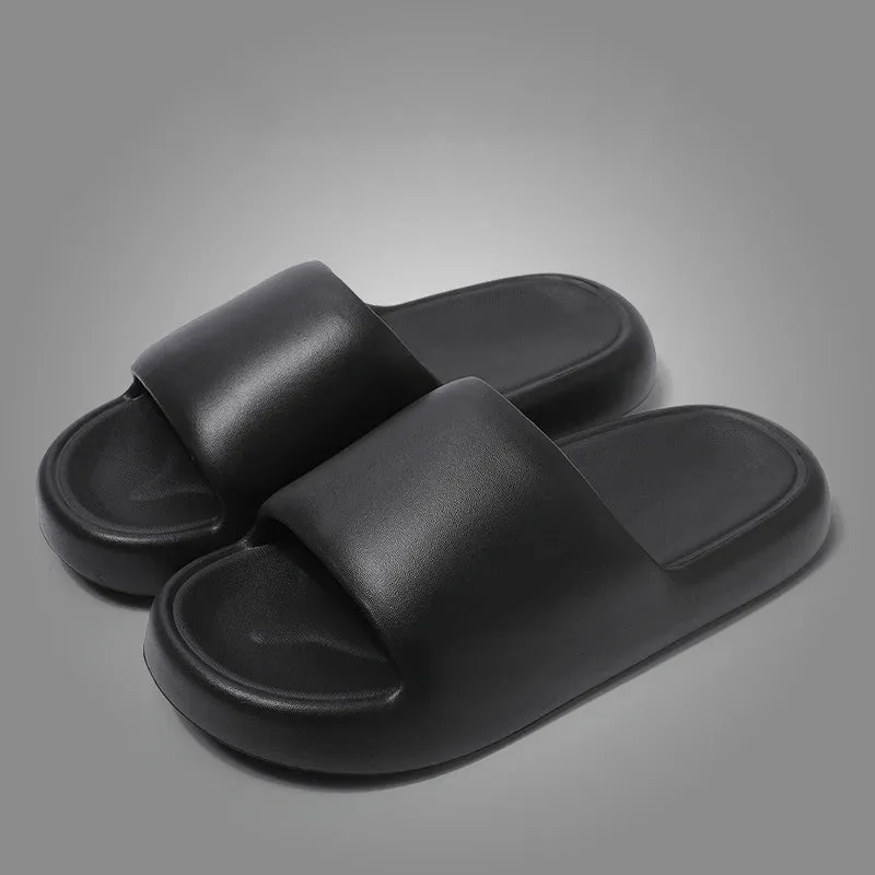 Fashion Summer Concise Couple Non-slip Soft Slides Lithe Cosy Sandals Men Women Casual Slippers Ladies' Home Shoes Flip Flops