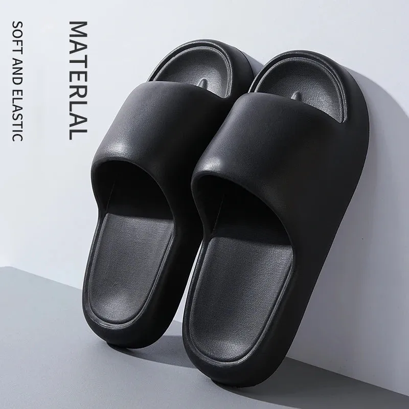 Fashion Summer Concise Couple Non-slip Soft Slides Lithe Cosy Sandals Men Women Casual Slippers Ladies' Home Shoes Flip Flops