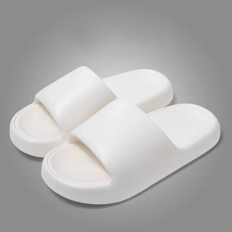 Fashion Summer Concise Couple Non-slip Soft Slides Lithe Cosy Sandals Men Women Casual Slippers Ladies' Home Shoes Flip Flops