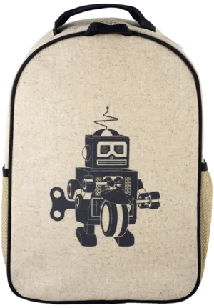 Grey Robot Toddler Backpack
