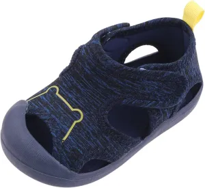 Infant Baby Girls Boys Toddler Summer Shoes Sandals Premium Soft Anti-Slip Rubber Sole Sneaker (Dark Blue, 7 M Toddler)