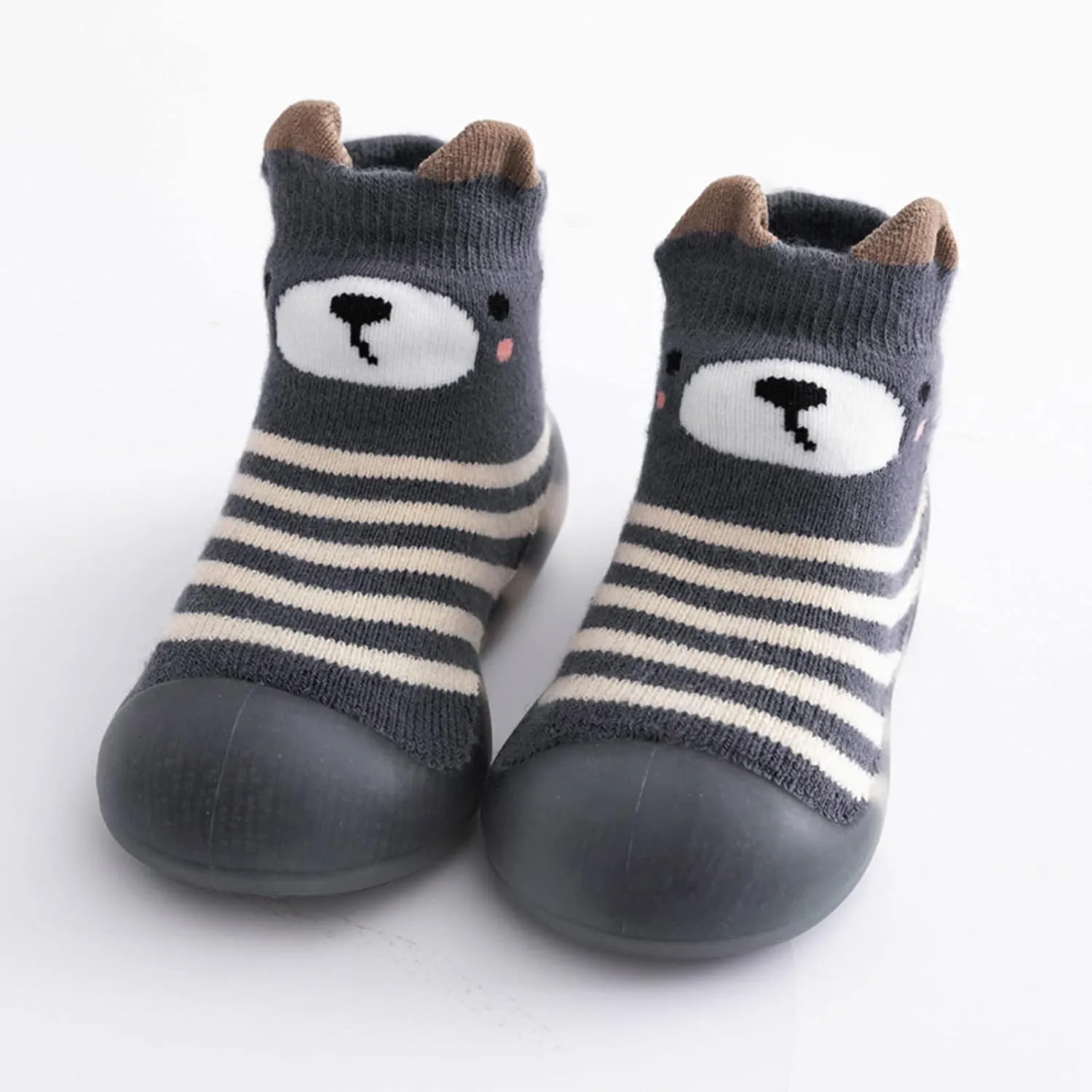 Infant Baby Knit Sock Shoes Boys Girls Soft Sole Non Slip Rubber Shoes Stocking Soft Shoes Cute Walking Sneakers