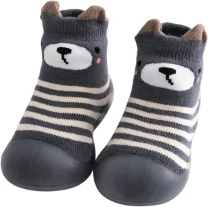 Infant Baby Knit Sock Shoes Boys Girls Soft Sole Non Slip Rubber Shoes Stocking Soft Shoes Cute Walking Sneakers
