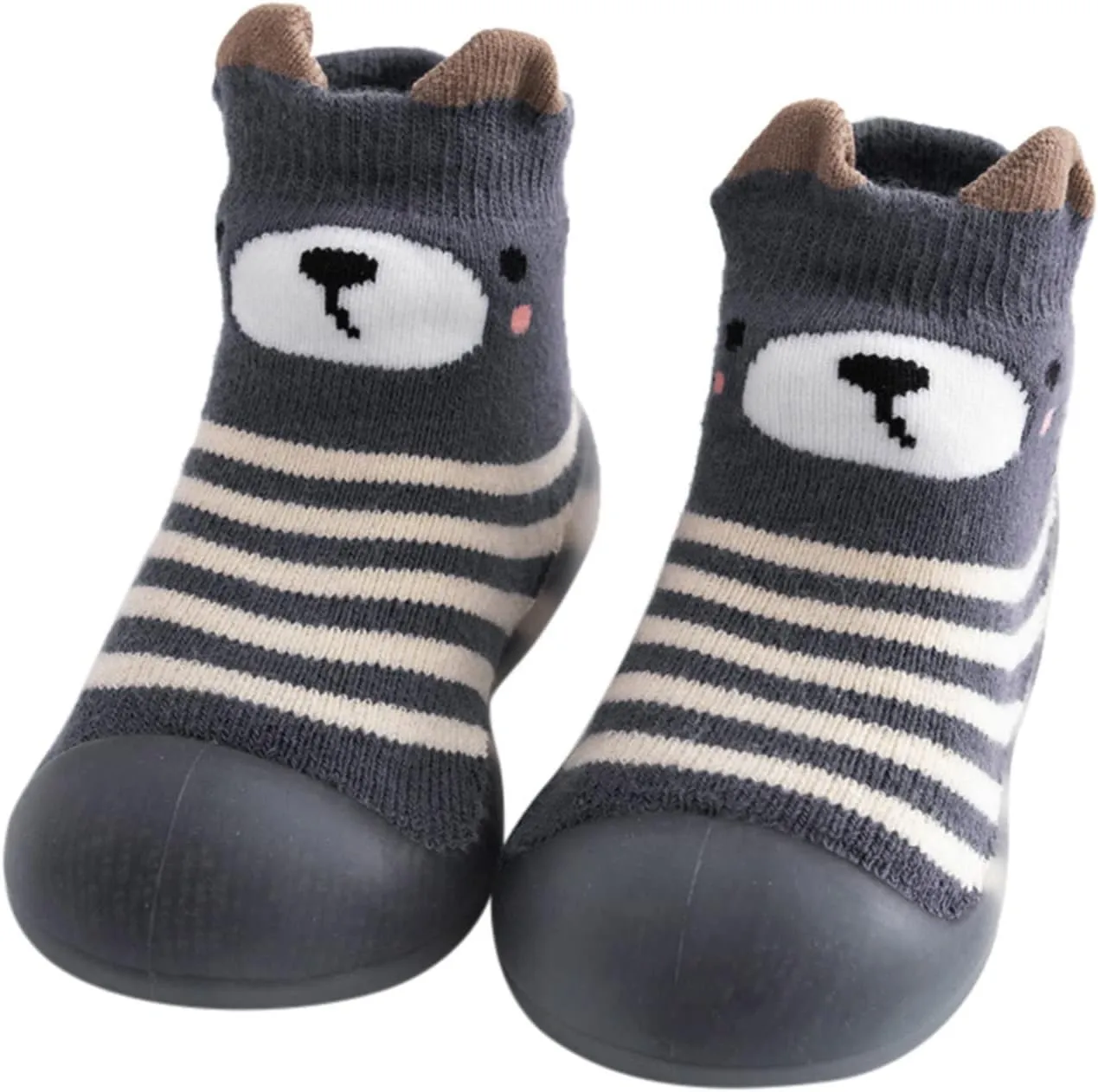 Infant Baby Knit Sock Shoes Boys Girls Soft Sole Non Slip Rubber Shoes Stocking Soft Shoes Cute Walking Sneakers