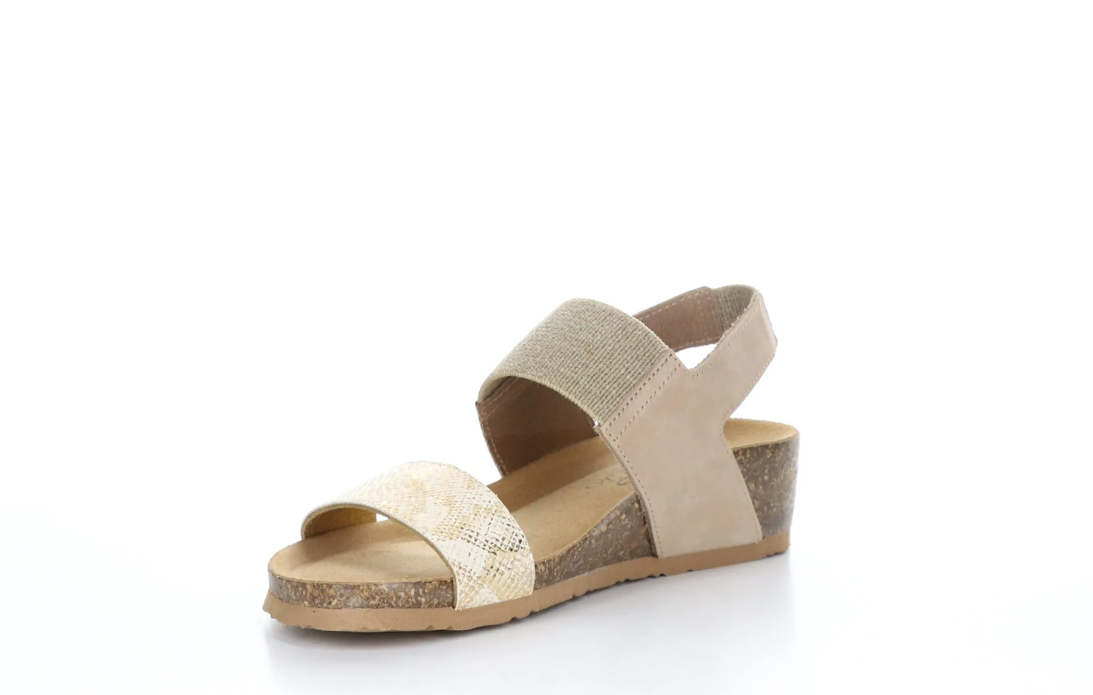 LAZIO Beige Sling-Back Sandals