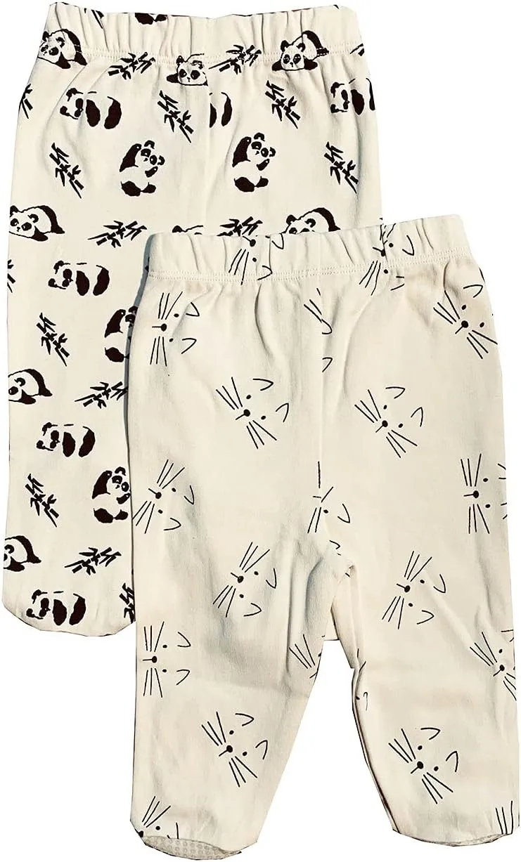 Maple Clothing Organic Cotton Baby Pants Footed GOTS Certified Clothes
