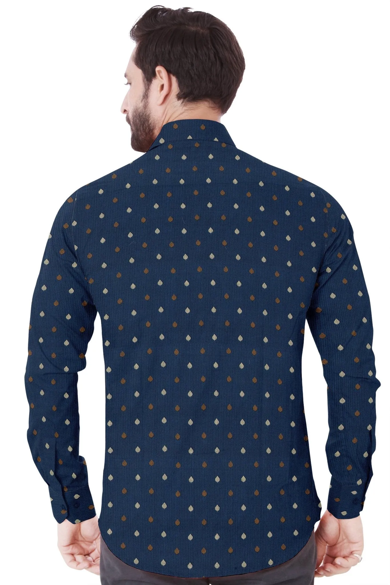 Navy Classic Cotton Shirt