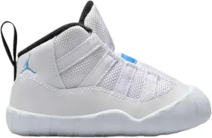 Nike Jordan Air 11 Retro 'Legend Blue' Crib Booties Infant (CI6165-104, White)