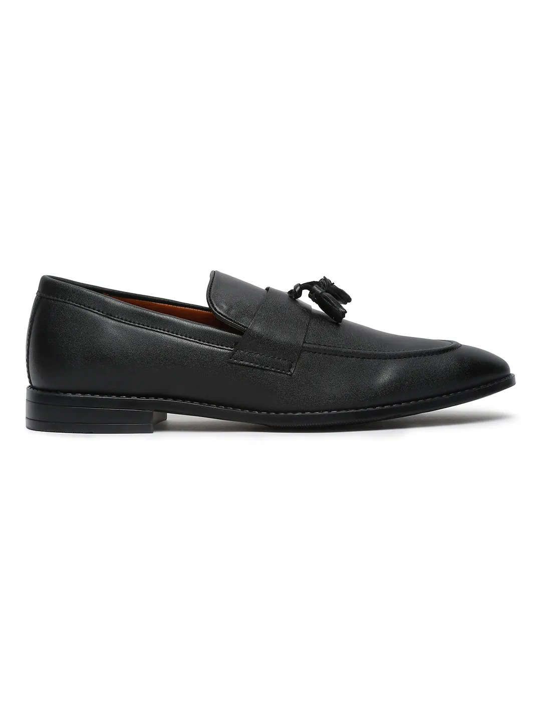 Obsidian Black Tassel Style Comfortable Moccasins