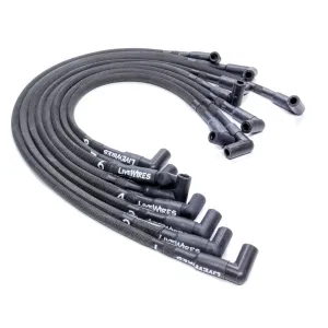 Performance Distributors D.U.I. Live Wires SBC Over V/C HEI 90 Deg Black
