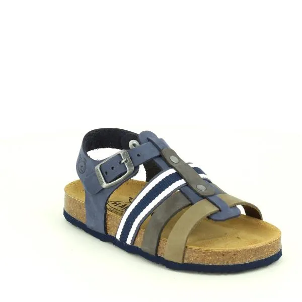 Plakton 125639 Navy Multi-Strap Kids Sandals