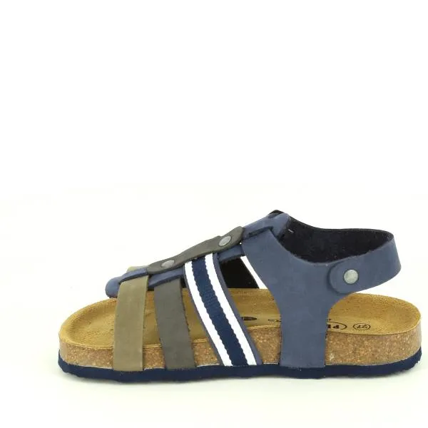 Plakton 125639 Navy Multi-Strap Kids Sandals