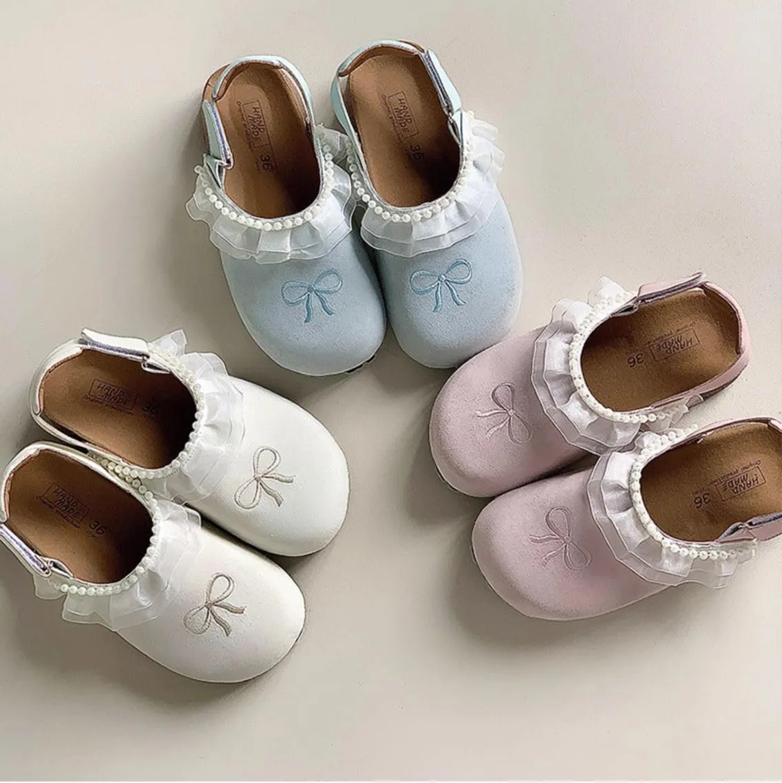 Potato Shoes with Back Strap Clogs Mules Ballet Flat Slip on Sandals Standing All Day Women Slippers Preppy Girls - Cute Causal Comfortable Walking Lightweight Running Trendy Tennis & Racquet Sport