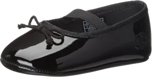 Ralph Lauren Layette Kids' Allie Black Patent Ballet Flat