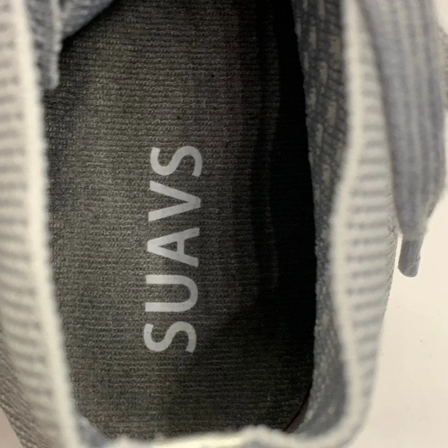 SUAVS Unisex Men's Slate Gray/Gum The Legacy High Top Knit Sneakers SZ 10