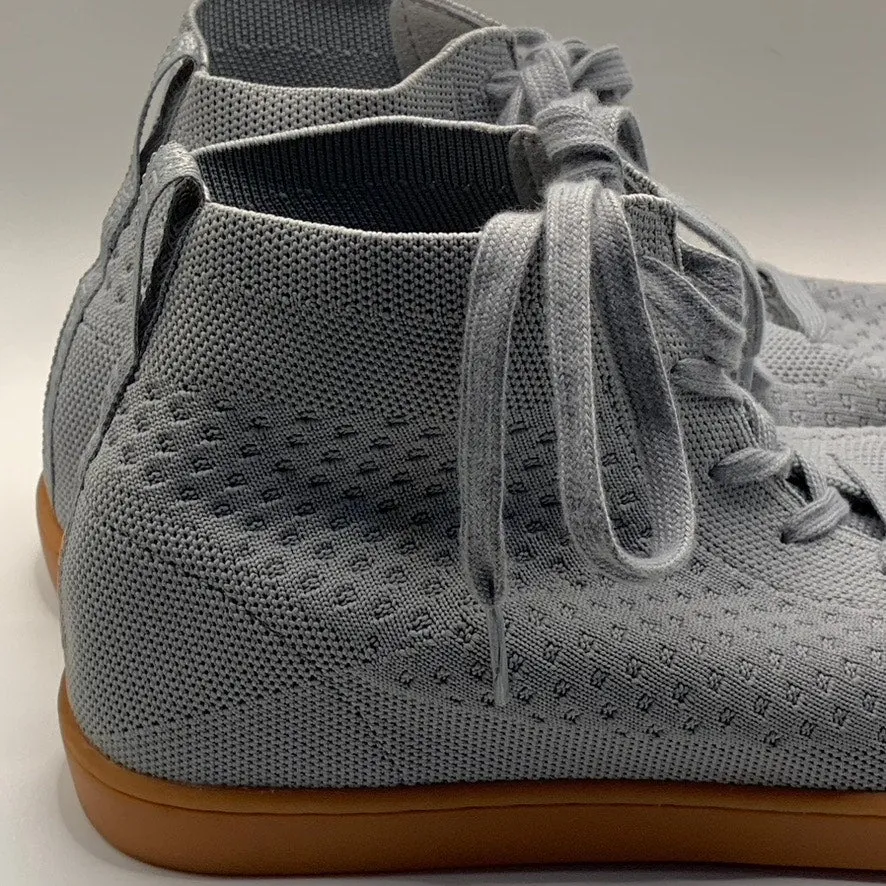 SUAVS Unisex Men's Slate Gray/Gum The Legacy High Top Knit Sneakers SZ 10