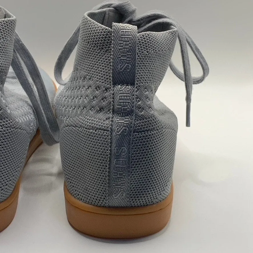 SUAVS Unisex Men's Slate Gray/Gum The Legacy High Top Knit Sneakers SZ 10
