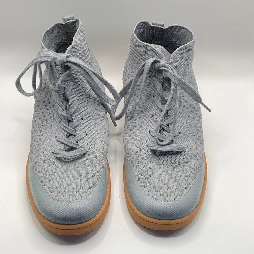 SUAVS Unisex Men's Slate Gray/Gum The Legacy High Top Knit Sneakers SZ 10