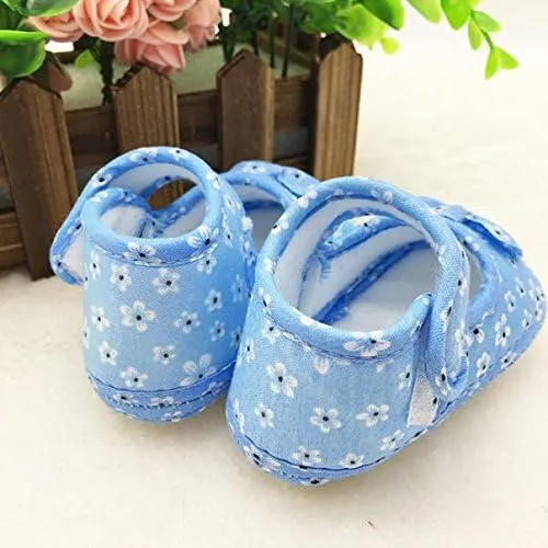 Toddler Baby Soft Sole Bowknots Shoes Infant Child Flat Shoes Kids Baby Printing Newborn Cloth Shoes
