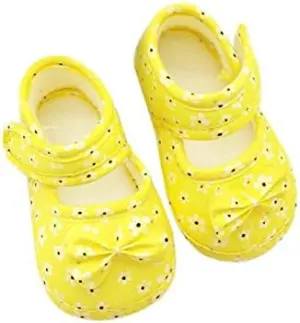 Toddler Baby Soft Sole Bowknots Shoes Infant Child Flat Shoes Kids Baby Printing Newborn Cloth Shoes