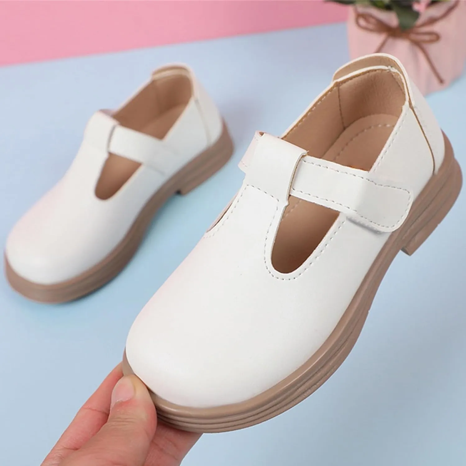 Toddler Girl Mary Jane Dress Low Heels Shoes School Oxford Loafers Flat for Part Wedding Uniform Platform Shoes