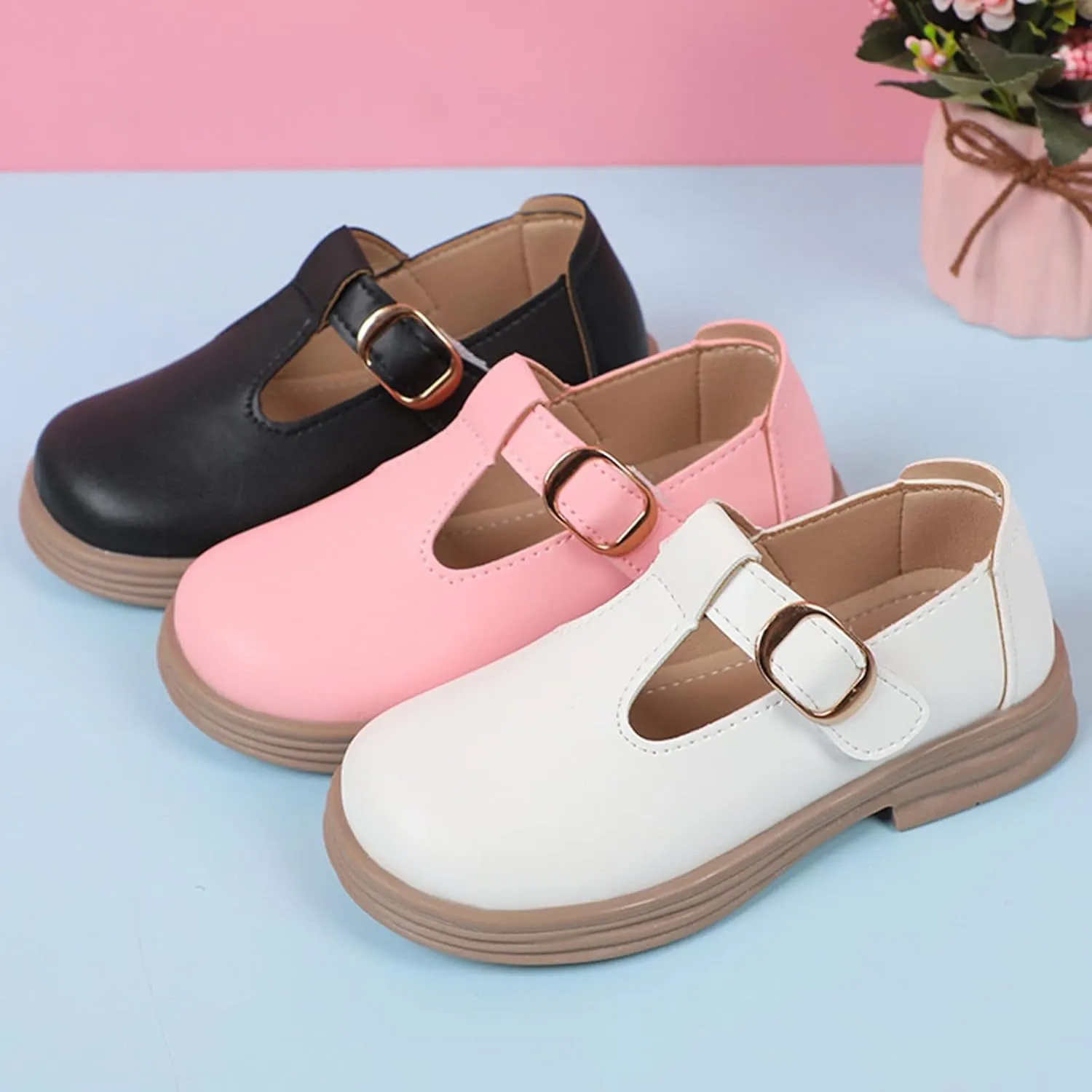 Toddler Girl Mary Jane Dress Low Heels Shoes School Oxford Loafers Flat for Part Wedding Uniform Platform Shoes