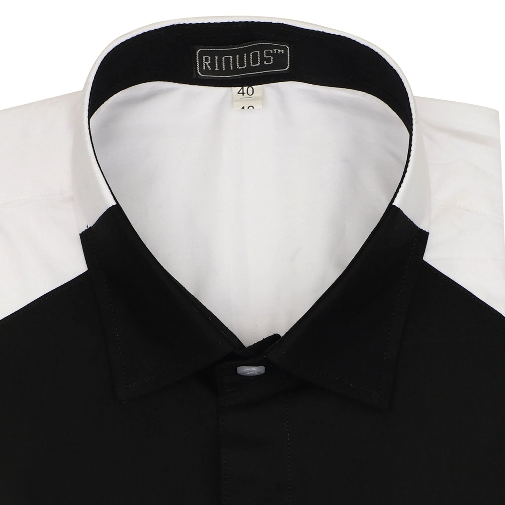 Tuxedo-Inspired Designer Shirt