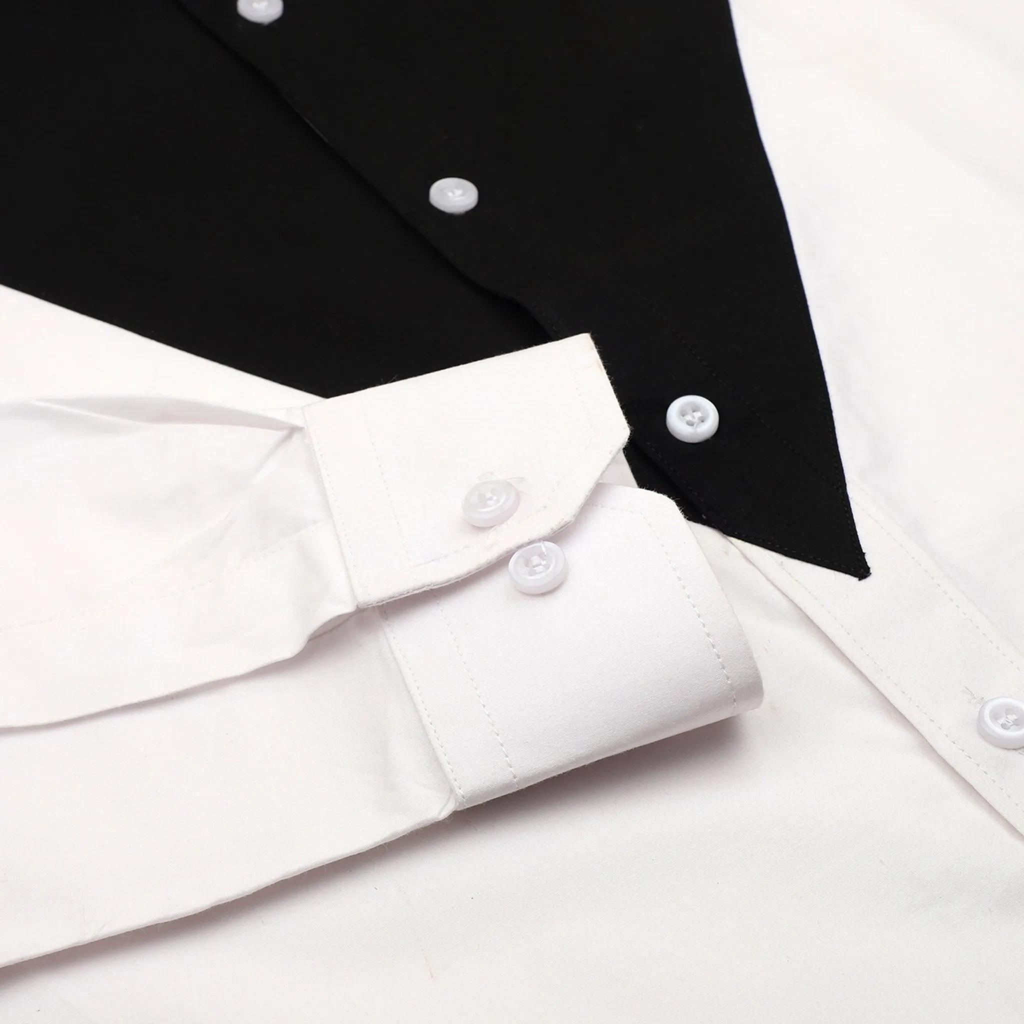 Tuxedo-Inspired Designer Shirt