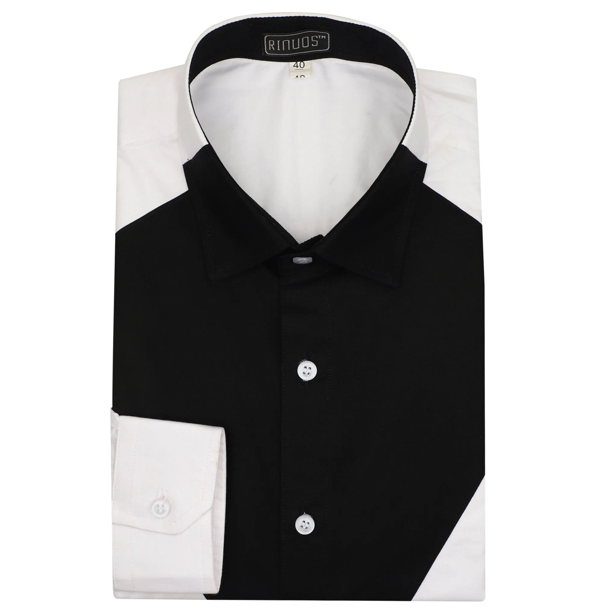 Tuxedo-Inspired Designer Shirt