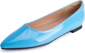Walking Flats Women Daily Pointed Toe Work Dolly Shoes