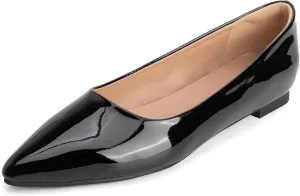 Walking Flats Women Daily Pointed Toe Work Dolly Shoes