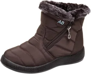 Winter Boots for Woman Cute Adult Snow Boots Women Size 9 Wide Snow Boots Women Cute Womens Duck Boots Waterproof Size 11 Botas De Frio Para Mujer Bajitas De Cuero