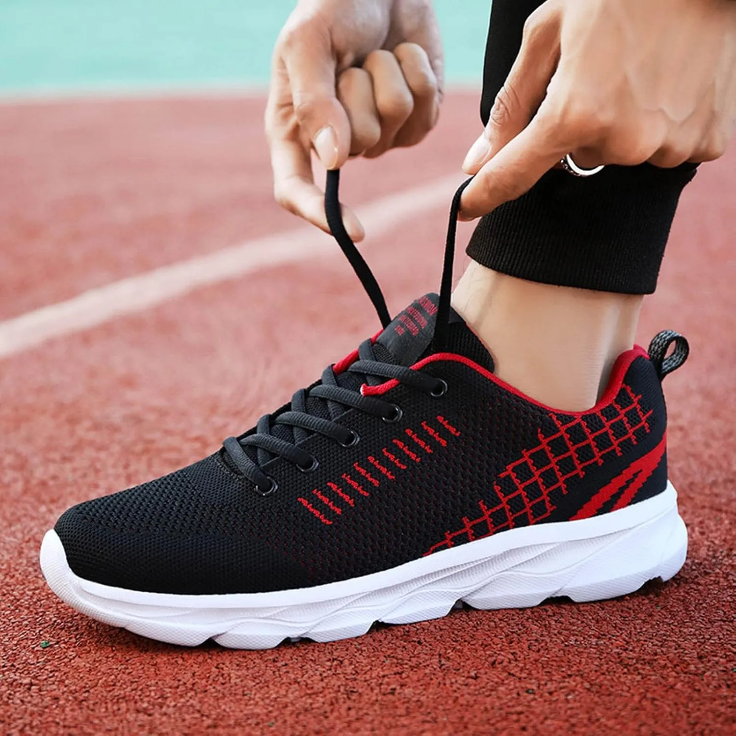 Women's Lace Up Walking Running Shoes Tennis Casual Mens Running Shoes Breathable Men Casual Dress Shoes Brown Sneakers Platform Tennis Shoe Cross Trainer Shoe