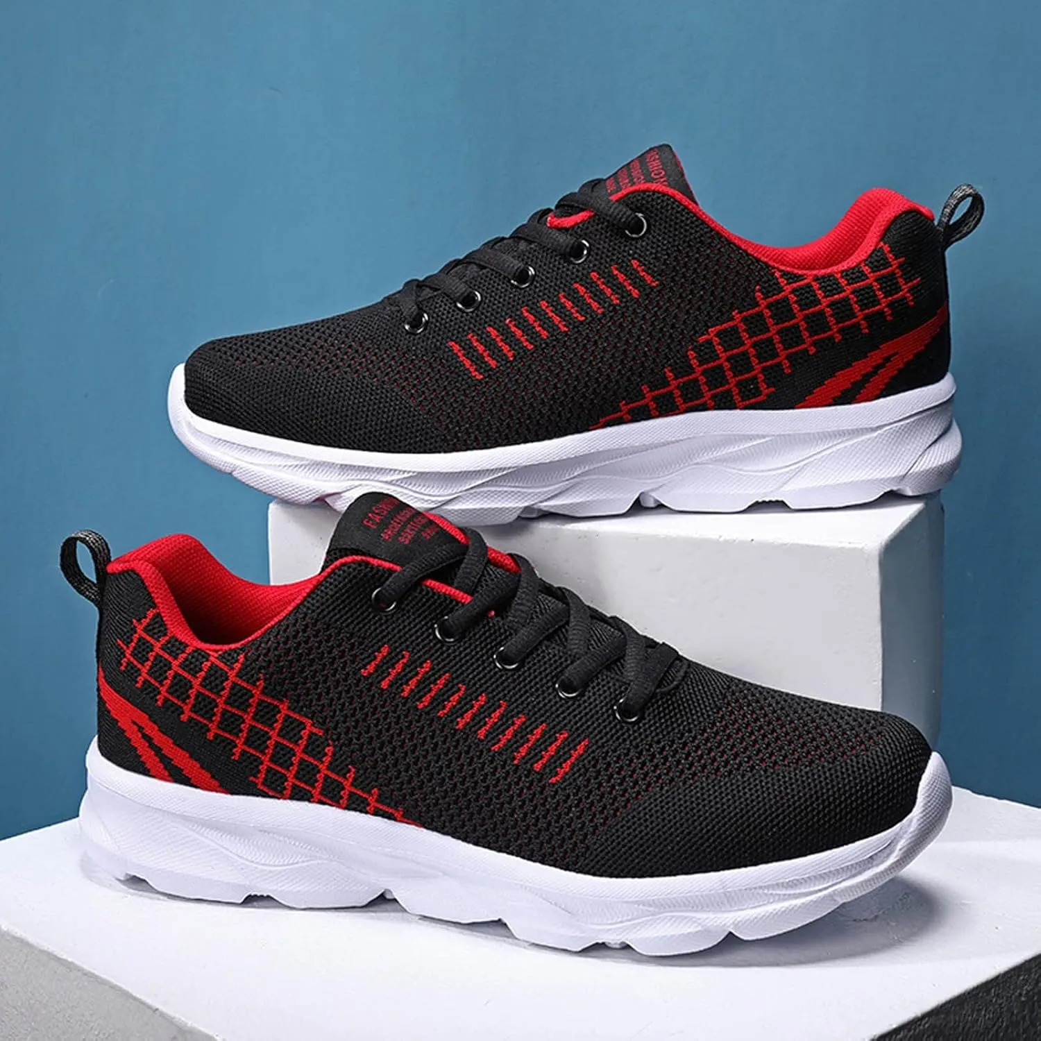 Women's Lace Up Walking Running Shoes Tennis Casual Mens Running Shoes Breathable Men Casual Dress Shoes Brown Sneakers Platform Tennis Shoe Cross Trainer Shoe